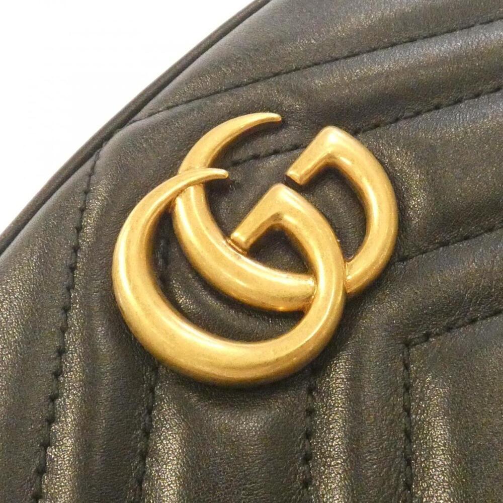 GUCCI Authentic Black GG Marmont Fanny Pack - Picture 4 of 6
